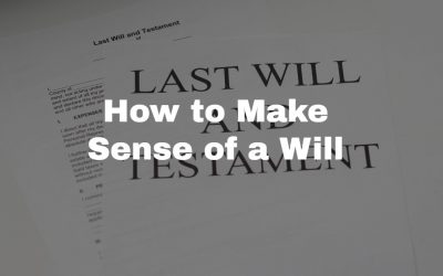 Making Sense of the Will