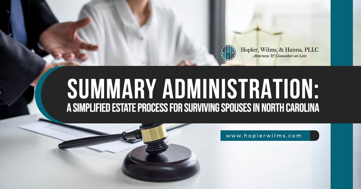 Summary Administration: Simplified Estate Process For Spouses