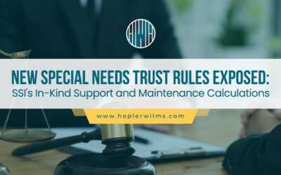 New Special Needs Trust Rules: SSI’s In-Kind Support and Maintenance Calculations